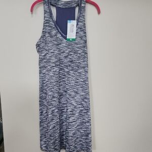 MPG Womens Gray Purple Patterned Tank Dress Size XL New